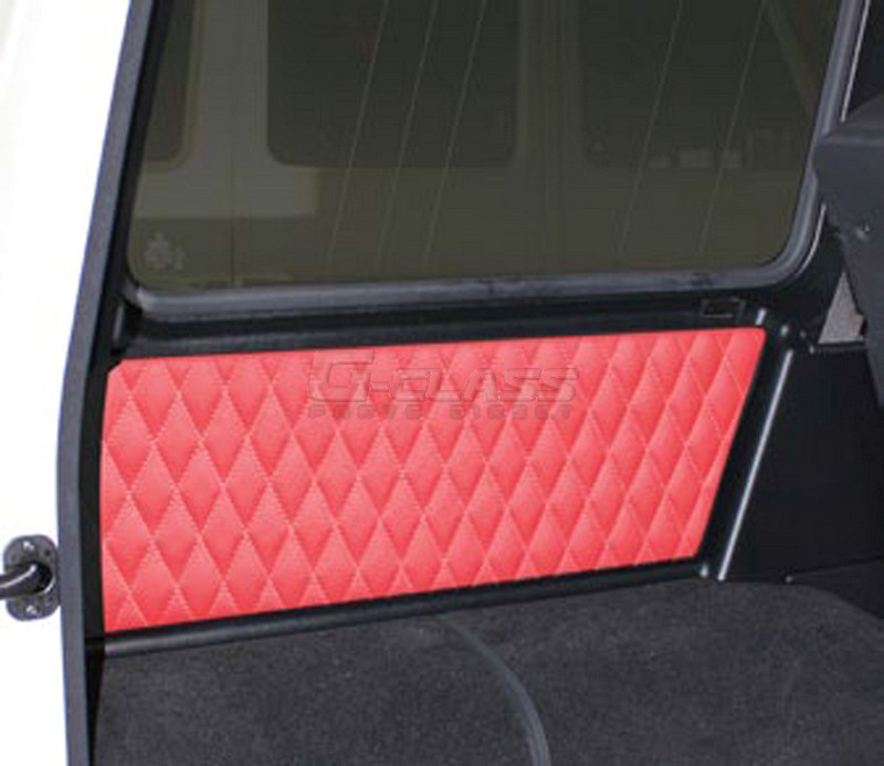 MANSORY 2-Piece Trunk Side Panel Set with Diamond Stitching for G-Class W463