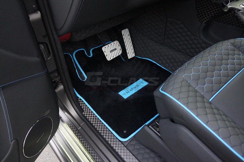 MANSORY 4-Piece Floor Mat Set - RHD for AMG G-class from Jul 2012