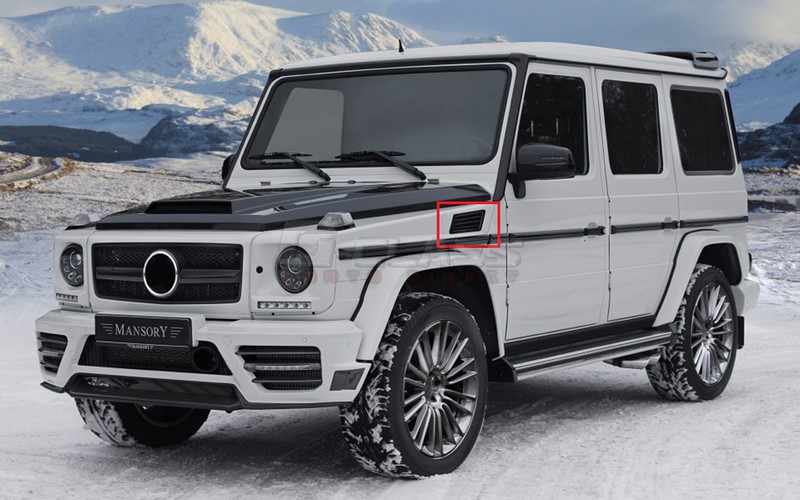 MANSORY Air Outtakes Frame Cover for AMG G63/G65 from 2012 - G350/G500 from 2015 - Image 4