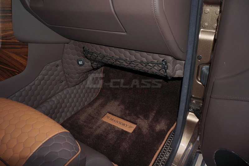 MANSORY Individualized Floor Mats with MANSORY Logo Stitching for AMG G-class from Jul 2012