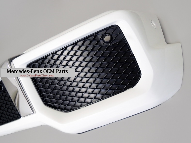 Mercedes-Benz AMG G63 white facelift restyle set for G-Wagon W463 - Image 4