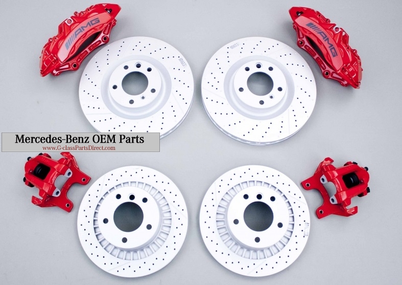 Mercedes-Benz AMG Red Brake System for W463 G63/G65 - Image 2