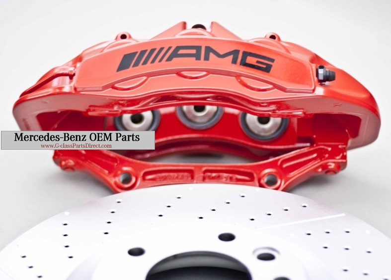 Mercedes-Benz AMG Red Brake System for W463 G63/G65 - Image 3