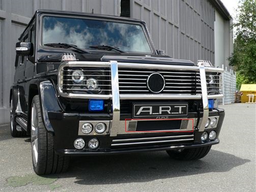 A.R.T. Air Duct for the Front Skirt in Stainless Steel Design