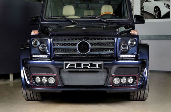 A.R.T. LED Triple Beam Lighting System for G streetline 65 Wide Body kit