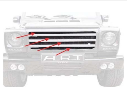 Expanded Metal Insert for A.R.T. G trackline Lamella Grill