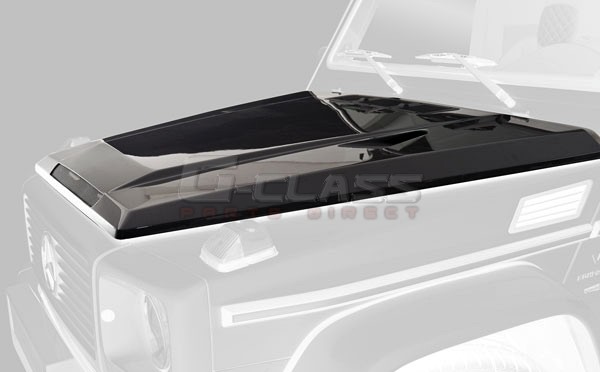 HAMANN Bonnet in Clear-Coated Carbon Black for G-Class W463 G55 / G63 / G65