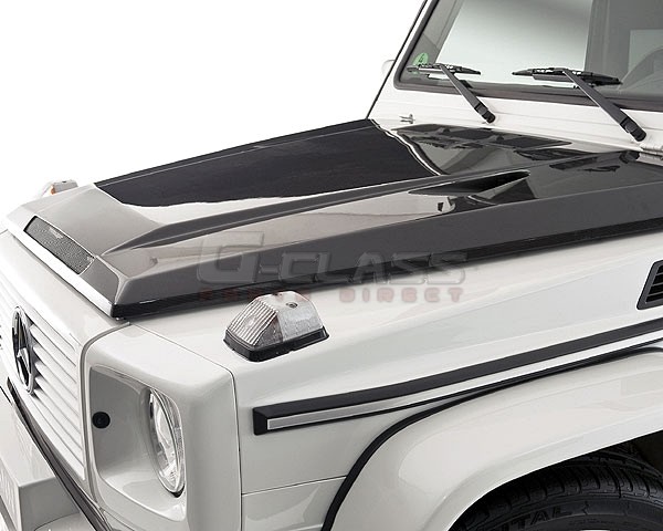 HAMANN Bonnet in Clear-Coated Carbon Black for G-Class W463 G55 / G63 / G65 - Image 2