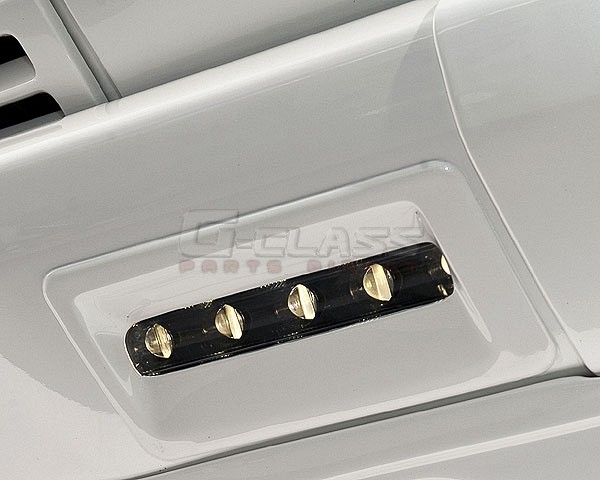 HAMANN Covers with LED Daytime Running Lights for OEM Front Bumper Unit forG-Class W463 G55 from MY 2008 up to MY 6/2012