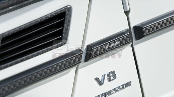 HAMANN Exterior Set in Clear Coated Carbon Black 15-pieced G-Class W463 G55 from MY 2008 up to MY 6/2012