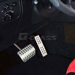HAMANN Pedals in Silver Anodized Aluminum for G-Class W463