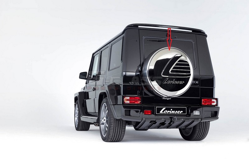 LORINSER Cover for Original Spare Wheel, Chrome Look for G-Class (W463) 2013