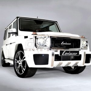 LORINSER Logo, "LORINSER" Radiator Grill, Aluminium for G-Class (W463) 2013