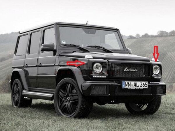 LORINSER Original Headlight Cover set, left/right for G-Class (W463) 2013