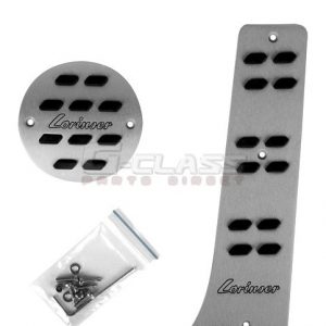 LORINSER Pedal Set Alu Anodized with LORINSER logo, 2-piece for G-Class (W463) 2013
