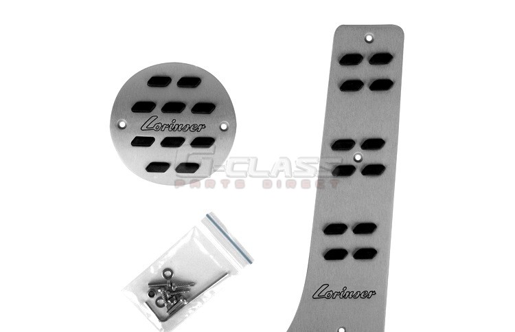 LORINSER Pedal Set Alu Anodized with LORINSER logo, 2-piece for G-Class (W463) 2013