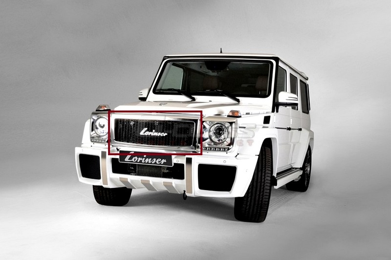 LORINSER Radiator Grill with LORINSER logo for G-Class (W463) 2013