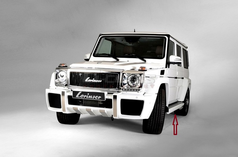 LORINSER Side Skirt, Left (only for long version) for G-Class (W463) 2013