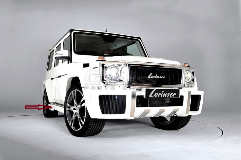 LORINSER Side Skirt, Right (only for long version) for G-Class (W463) 2013
