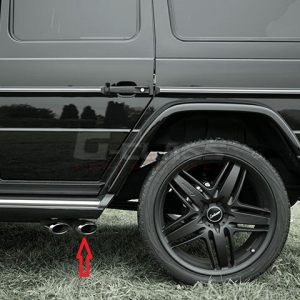 LORINSER Sports Exhaust Rear Muffler, G 500 (long version) for  G-Class (W463) 2013
