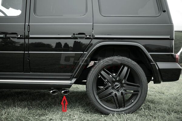 LORINSER Sports Exhaust Rear Muffler, G 500 (long version) for  G-Class (W463) 2013