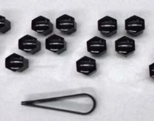 A.R.T. Wheel Bolt Cover Set Black
