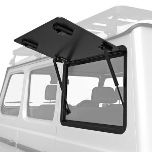 Front Runner Gullwing Window / Left Hand Side Aluminum