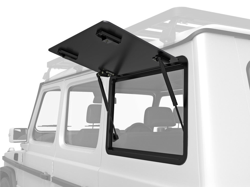 Front Runner Gullwing Window / Left Hand Side Aluminum
