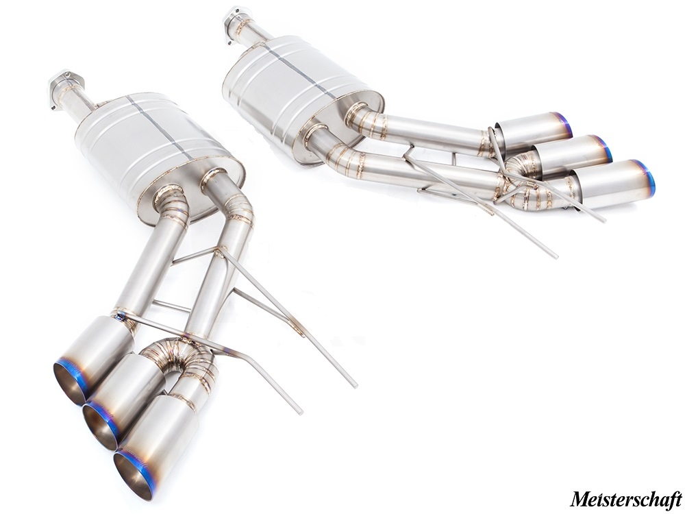 Meisterschaft G63 AMG (V8 Bi Turbo) [2013+] Titanium GTS Round Split Tips