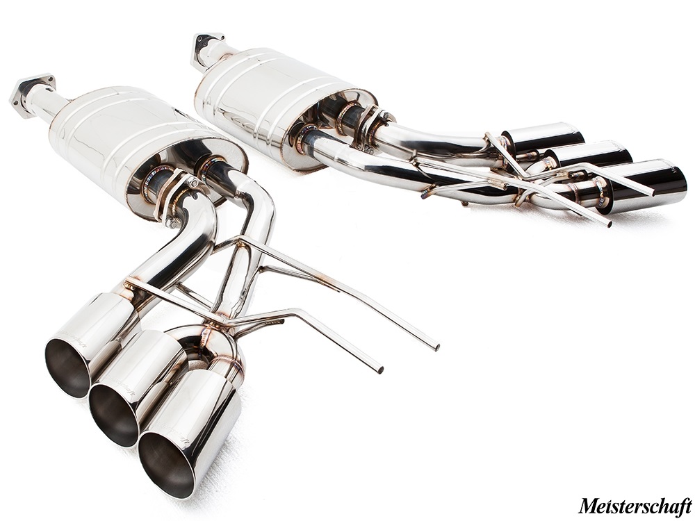 Meisterschaft G-Class (SUV) G55 AMG (V8 Compressor) - Stainless Steel-GTS-Round Split Tips