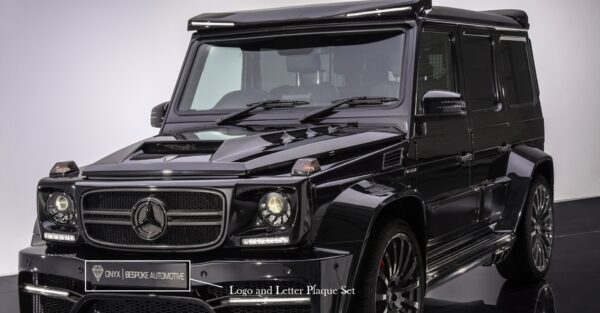 ONYX Mercedes G7 - Logo and Letter Plaque Set