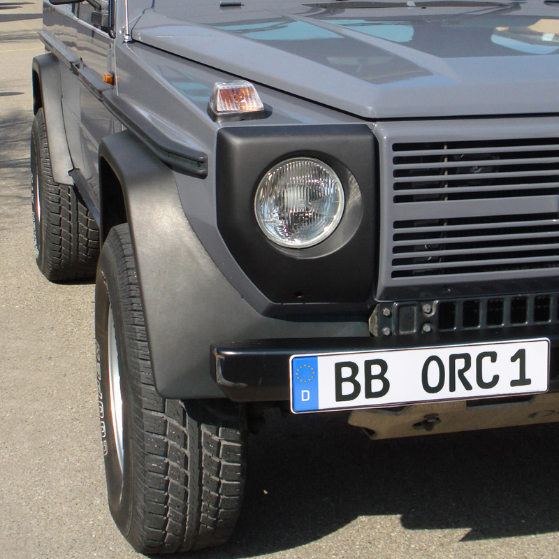 Mercedes G 460 fender flares GFK 9, with TUV-approval (set)