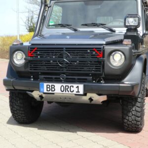 Mercedes G 461 PUR/Professional headlamp cleaner retrofit kit