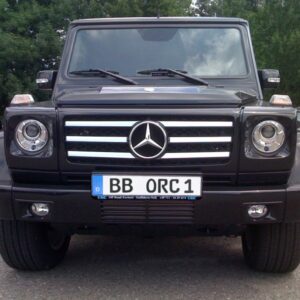 Mercedes G 463 3 fins design, chrome radiator grille