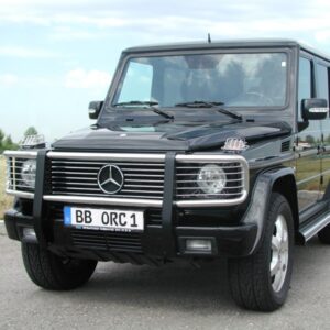Mercedes G 463 bull bar stainless steel/steel black, only until model 2012