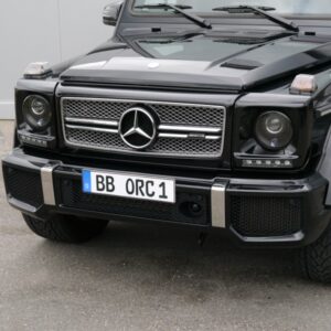 Mercedes G 463 in G 65-optic, grounded/chrome radiator grille