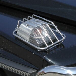 Mercedes G (all models) stainless steel polished (pair) turn signal protections