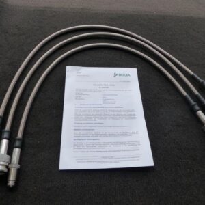 Mercedes G rear drum bis'98 Mod. 463 (3 pcs.) Brake hose kit TUV (C)