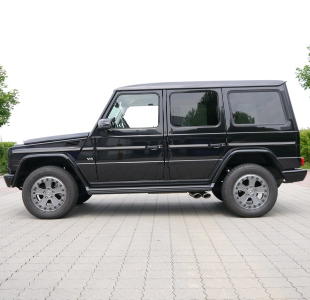 Mercedes G with maximum 3,5 to gross vehicle weight full air suspension kit