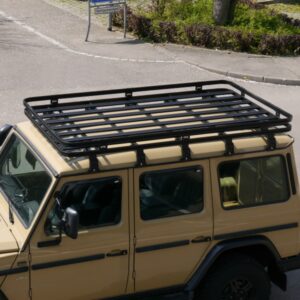 Roof rack alloy black 2400x1477x80 mm, Mercedes G 5 doors
