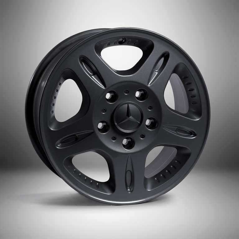 Alloy wheel "type 64" 7,5x16 ET+63 black