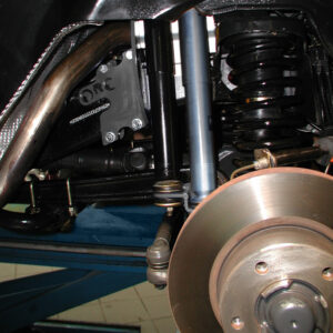 Double shock absorber brackets front axle G 463 G 320/400/500 with double flow exhaust system