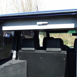 Roof box/weapon safe, foldable + lockable Mercedes G 5-doors, grey