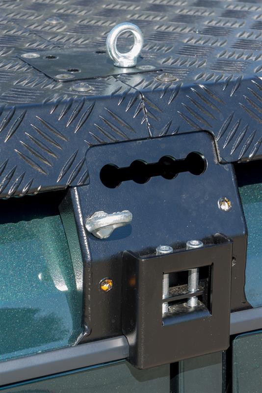 Roof rack alloy/stainless steel black 2.400 x 1.450 mm for Mercedes G 5 doors - Image 2