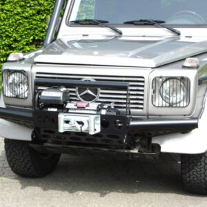 Special winch bumper with bullbar Mercedes G, black, till 09/2015