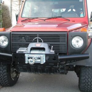 Special winch bumper without bullbar Mercedes G, black, till 09/2015