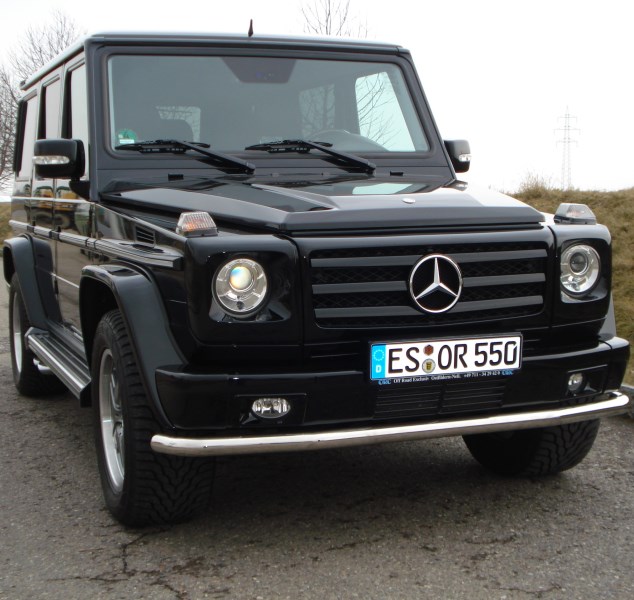 Spoiler protection pipe Ø 60 mm for Mercedes G 463 till 09/2015