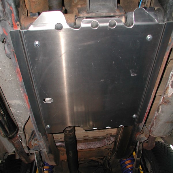 Underride protection transfer box alloy, G 463 all models + 461 from 2009, 6 mm