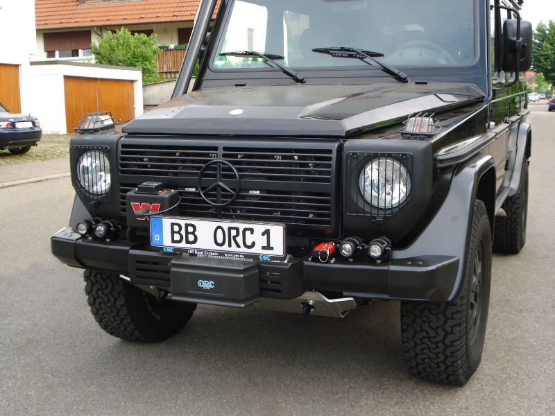 Winch bumper G 460/461/PUR/Professional and G 463 with serial bolt in original bumper