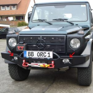 Winch bumper Mercedes G 463 + PUR/Professional incl. TUV